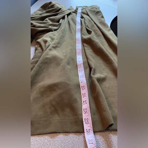 Vintage Spectator Petite Olive Green Wide Leg Culotte Size 10 - Picture 13 of 13